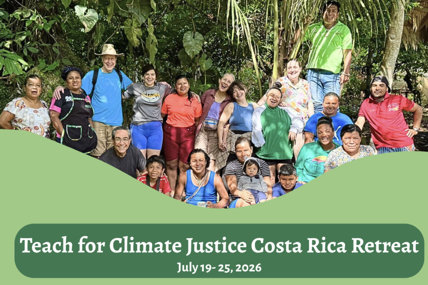 Teach for Climate Justice flyer